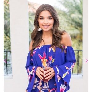 NWOT The Pink Lily Boutique Floral Romper